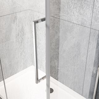 Душевой уголок Veconi Rovigo RV-033R, 900х1000х1950, хром, стекло дождь